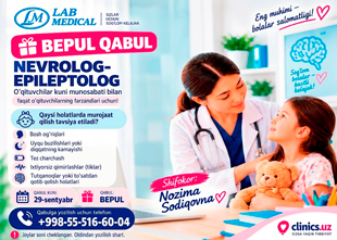 BEPUL KONSULTATSIYA — O‘QITUVCHILAR FARZANDLARI UCHUN, FAQAT 29-SENTABR!