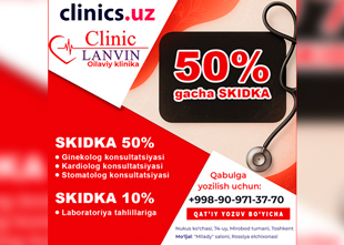 SKIDKA 50% gacha — LANVIN CLINIC klinikasidan bahorgi aksiya!